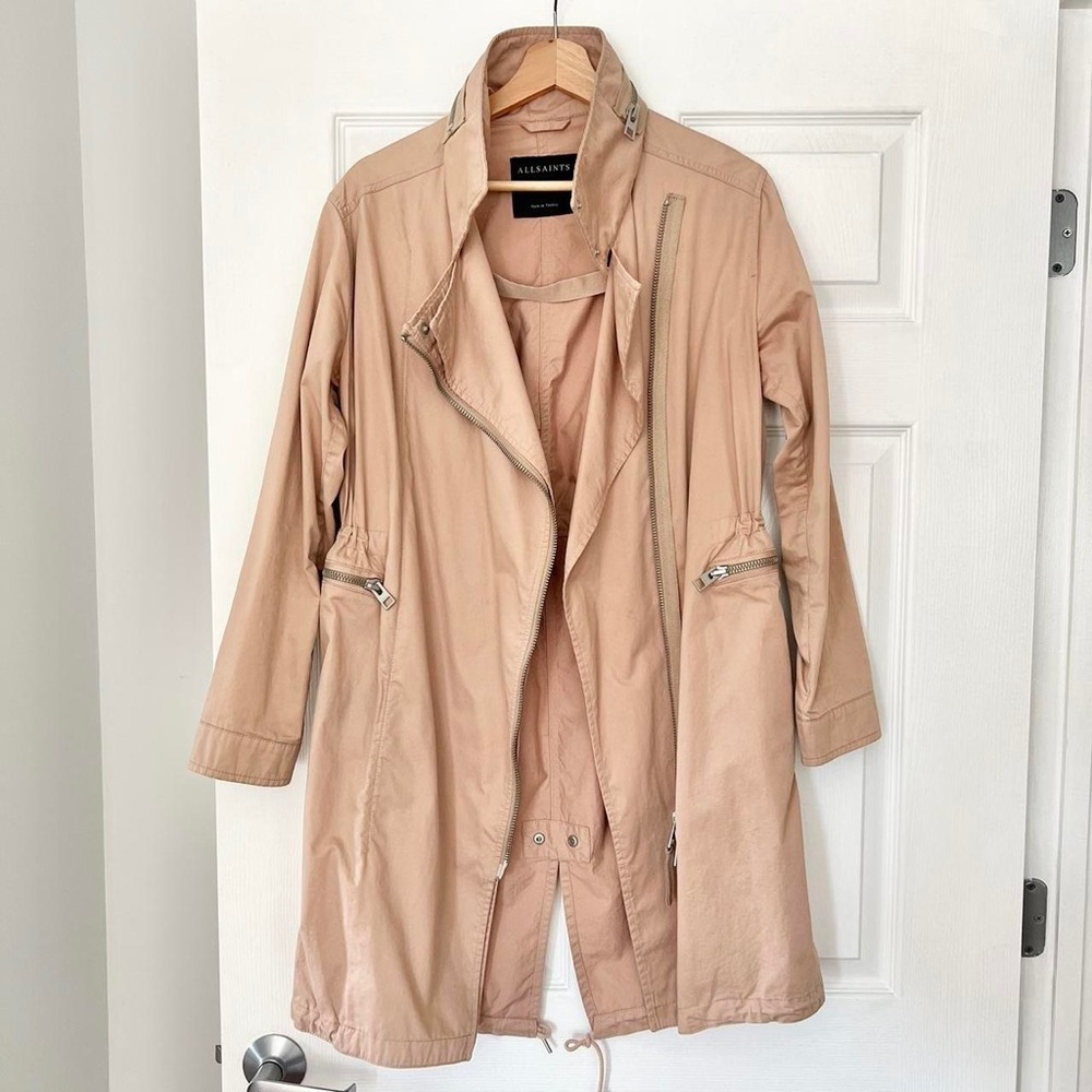 All Saints Loki Parka - 100% Cotton Size 4